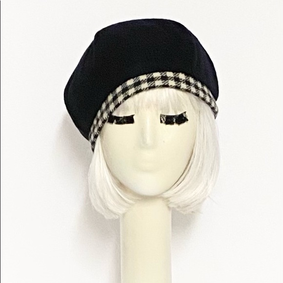 Wool beret hat